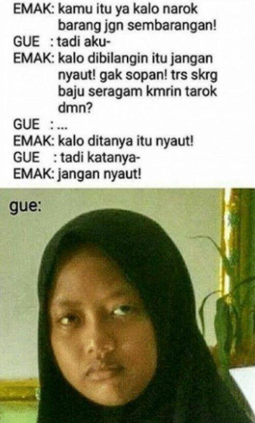 meme nasihat emak (1cak.com)