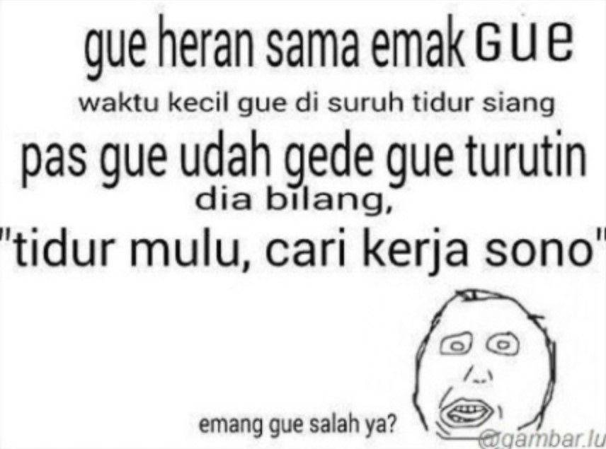 meme nasihat emak (instagram.com/gambar.lucu)