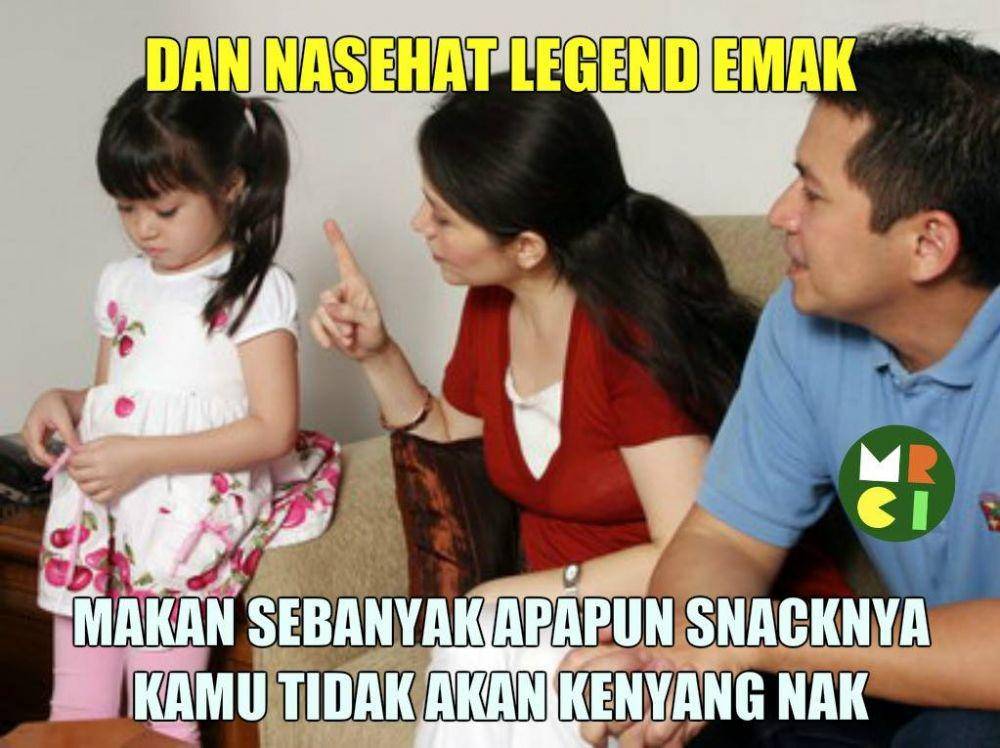 meme nasihat emak (facebook.com/memeandragecomicindonesia)