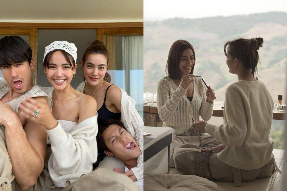 10 Potret Yaya Urassaya dan Kimmy Kimberley Liburan Bareng, Kompak!