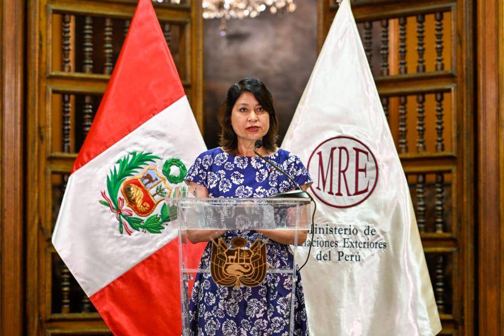 Menteri Luar Negeri Peru, Ana Cecilia Gervasi (twitter.com/CancilleriaPeru)
