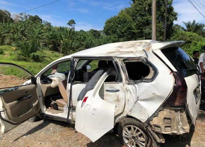 Mobil Oleng dan Tabrak Pohon di Nagan Raya, 3 Penumpang Tewas