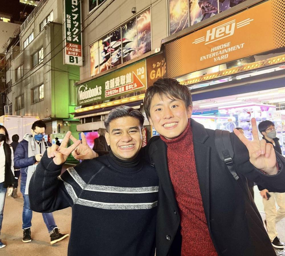 potret liburan Fadil Jaidi di Jepang (instagram.com/tomoyama32)