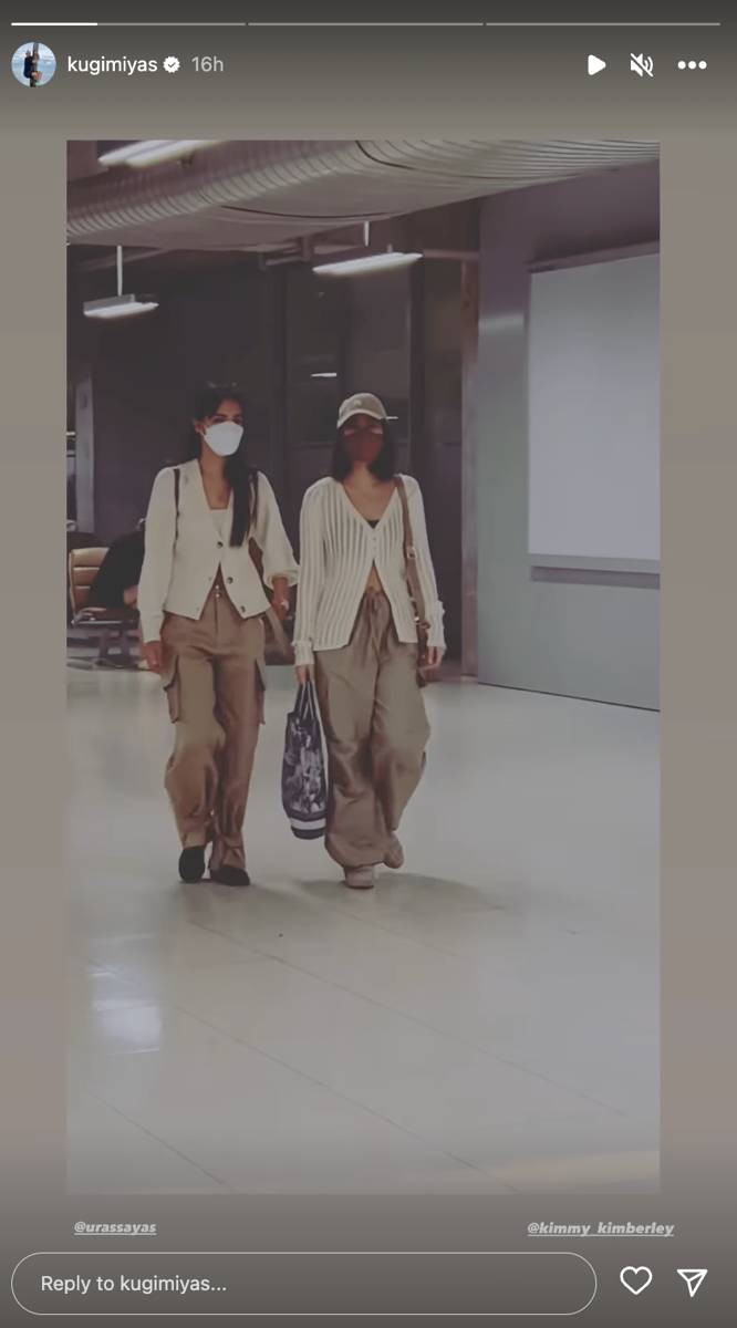 Yaya Urassaya dan Kimmy Kimberley (instagram.com/kugimiyas)