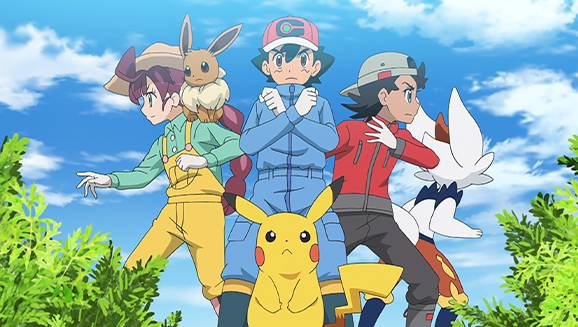 Ash dan teman-temannya (dok. Pokemon/Pokémon)