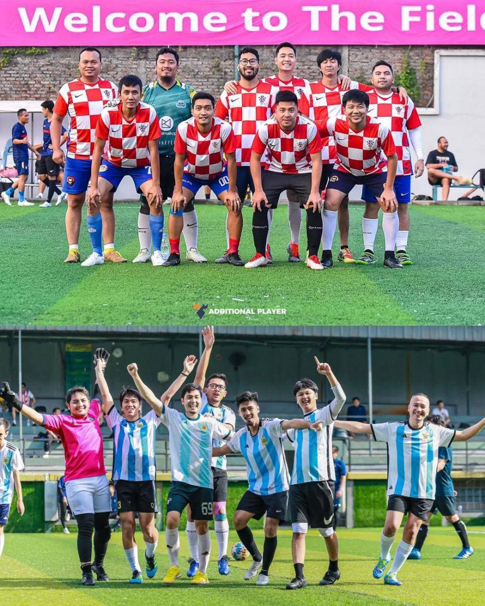 potret Rizky Kinos saat bermain bola (instagram.com/kinosnoski)