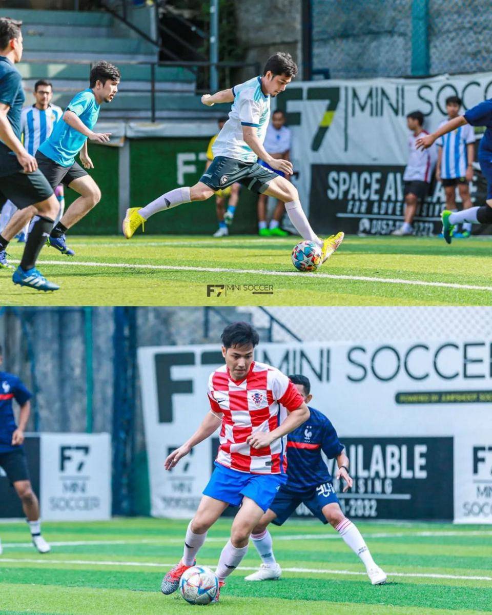 potret Rizky Kinos saat bermain bola (instagram.com/kinosnoski)