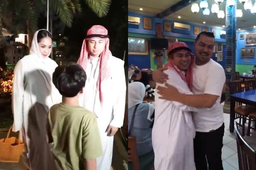 10 Momen Raffi Heboh Pakai Kostum Buat Dinner Bareng Gigi, Diketawain!