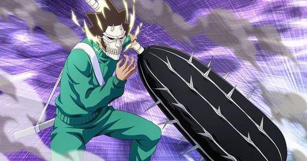 Love Aikawa memegang Tengumaru ( Dok. KLabGames / Bleach Brave Souls )