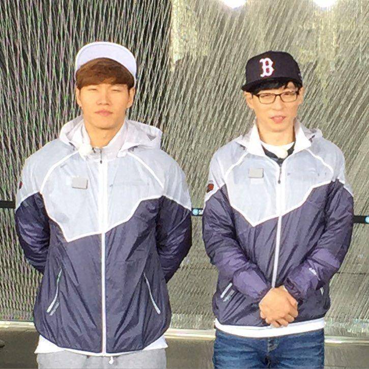 potret Yoo Jae Suk dan Kim Jong Kook (instagram.com/sbs_runningman_sbs)