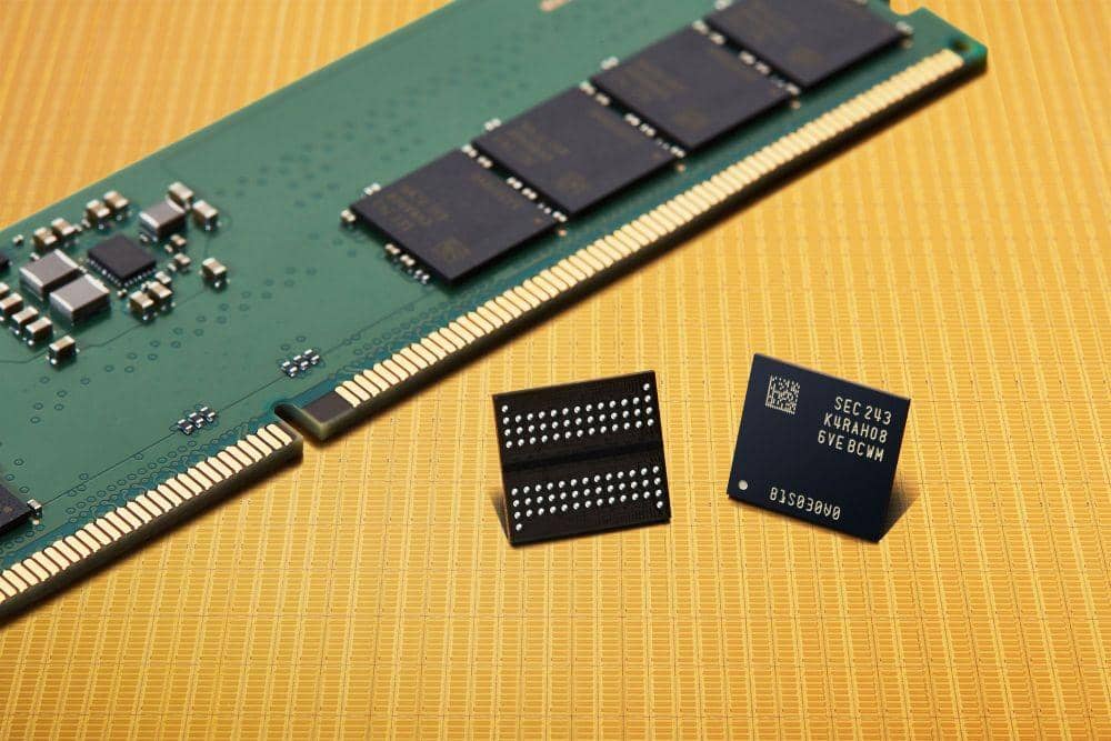 DDR5 DRAM 12nm produksi Samsung (Dok. Samsung Electronics)