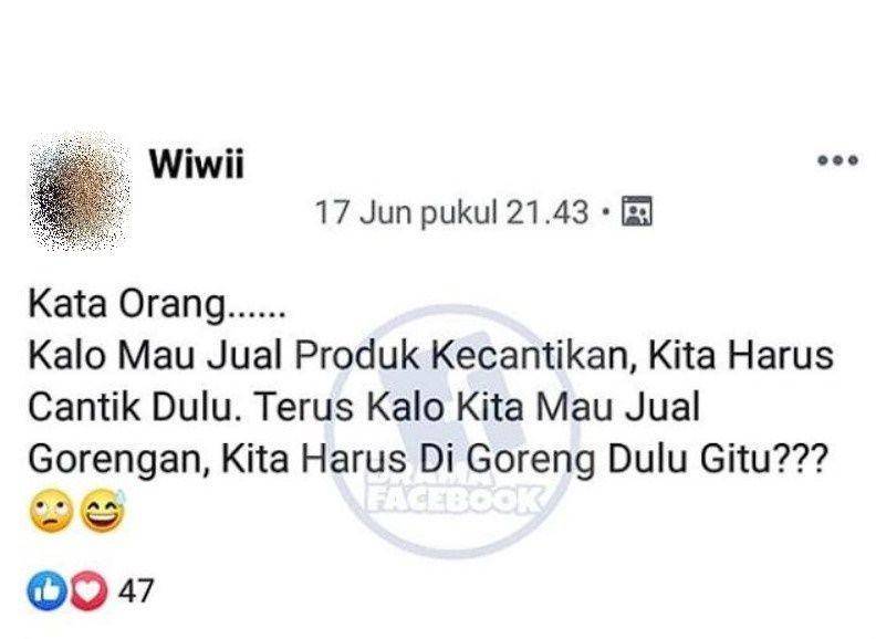 status media sosial emak (instagram.com/drama.facebook)