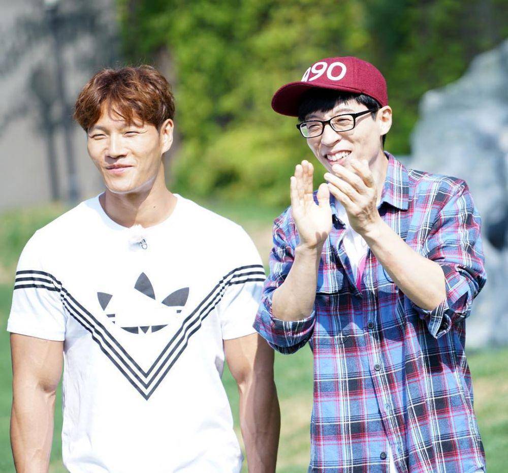 potret Yoo Jae Suk dan Kim Jong Kook (instagram.com/sbs_runningman_sbs)