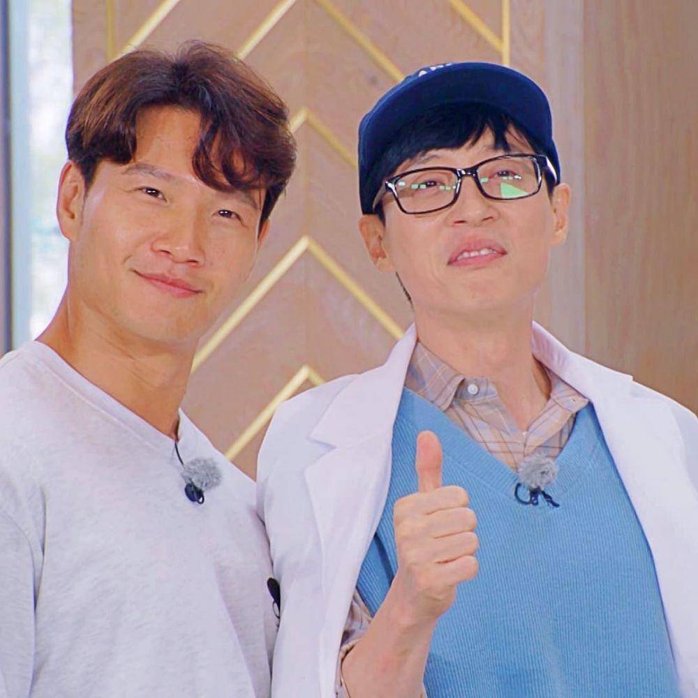 potret Yoo Jae Suk dan Kim Jong Kook (instagram.com/sbs_runningman_sbs)