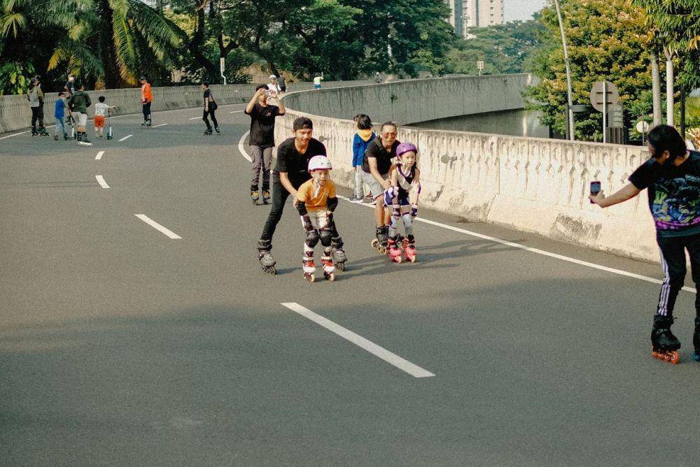 Gempi bermain ke CFD (instagram.com/gisel_la)