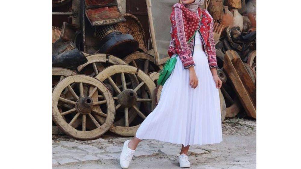 Style hijaber saat kegiatan outdoor (Pinterest.com/fashion lover)