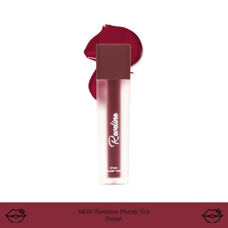 Reveline Stain Plump Tint Rebel (shopee.co.id/beautymallofficial_)
