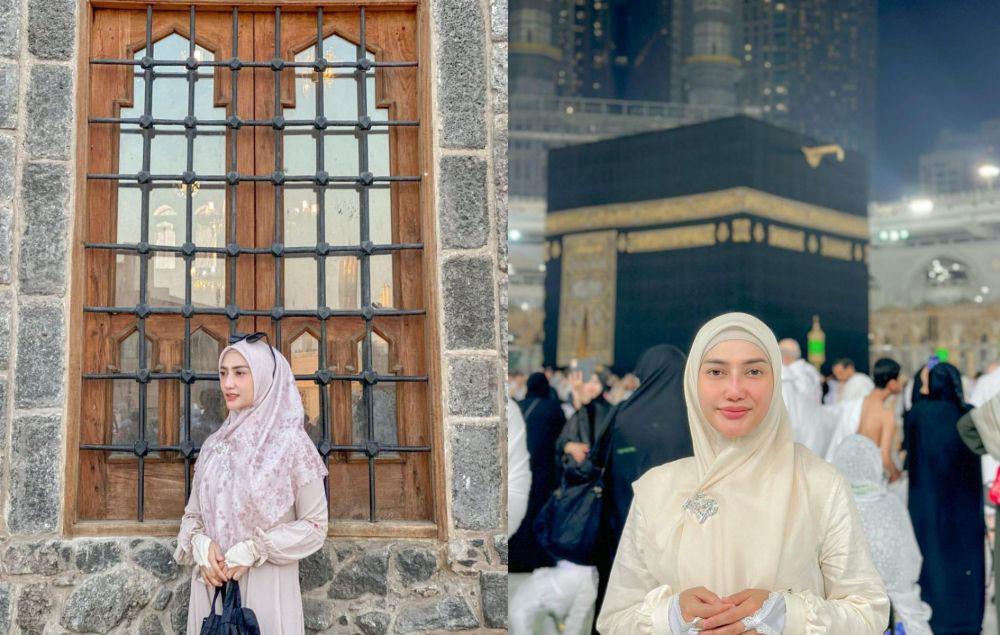 9 Potret Yulita MasterChef saat Umrah, Fokus Berdoa dan Ibadah!