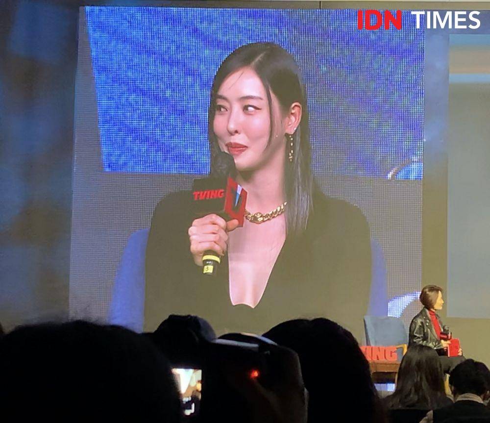 konferensi pers Island di Seoul, Korea (IDN Times/Zahrotustianah)