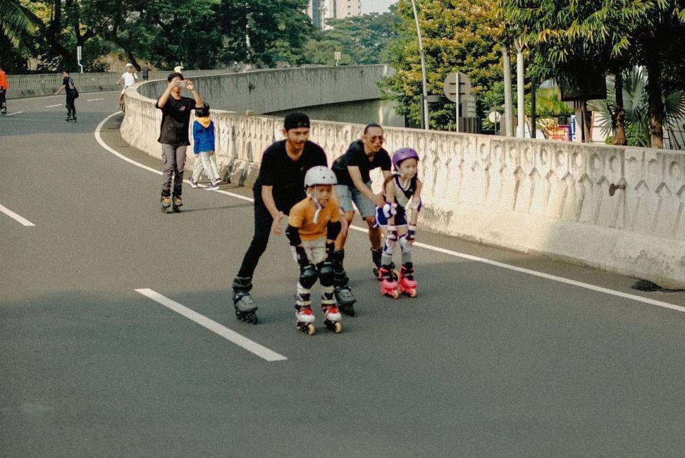 Gempi bermain ke CFD (instagram.com/gisel_la)