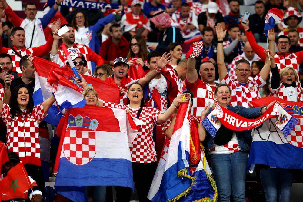 potret para penggemar Kroasia (twitter.com/FIFAWorldCup)