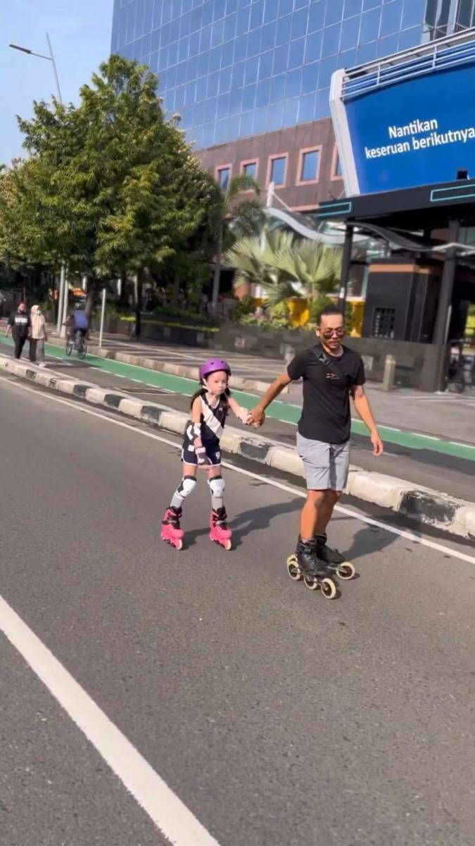 Gempi bermain ke CFD (instagram.com/gisel_la)