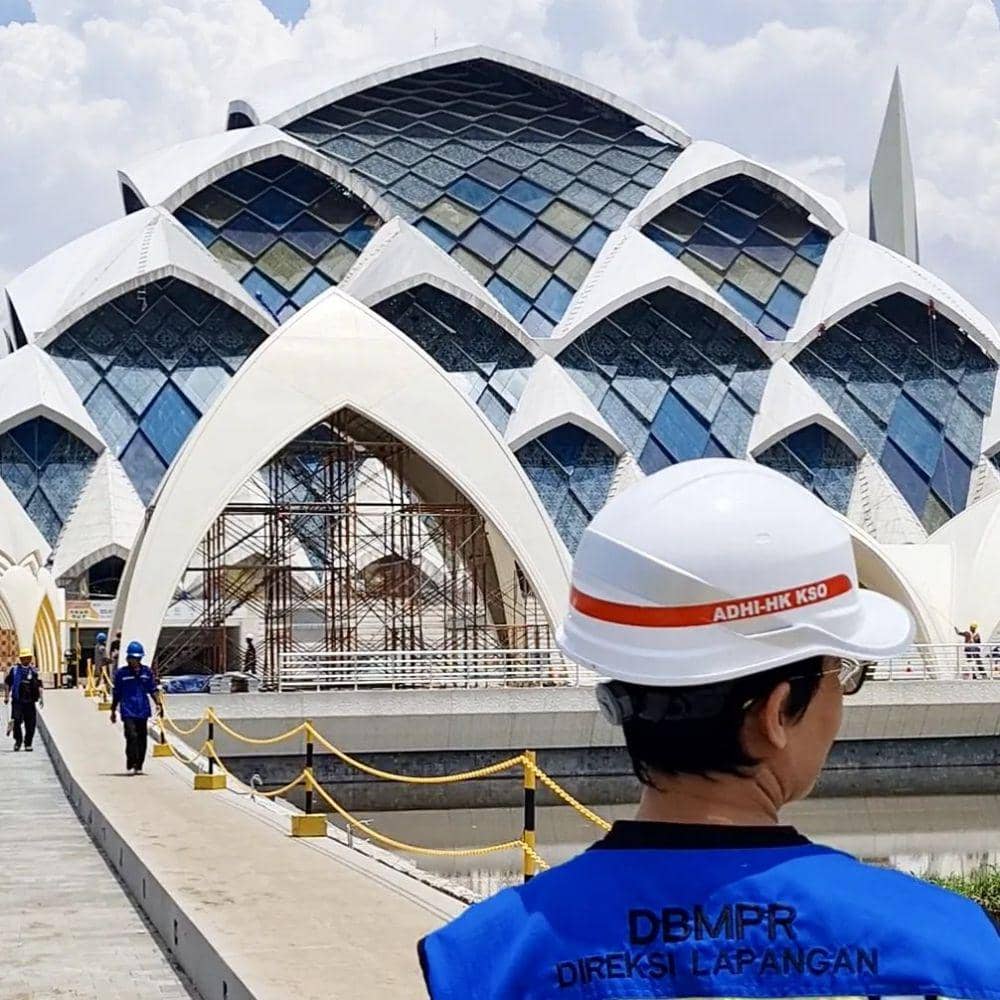 prospek pembangunan masjid Raya Al-Jabbar (instagram.com/imelda_akmal)
