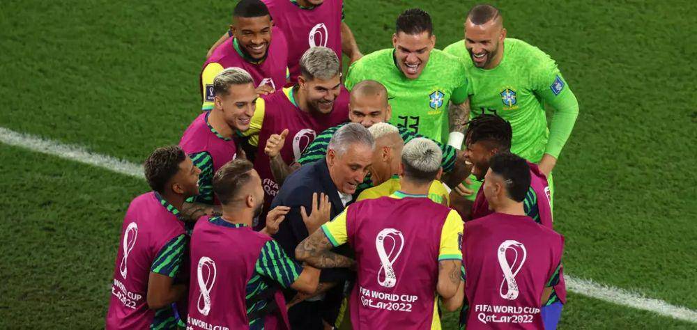 Selebrasi Timnas Brasil. (fifa.com)
