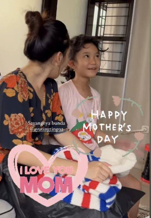 potret Bilqis ucapkan hari ibu untuk Ayu Tingting (instagram.com/mom_ayting92_)