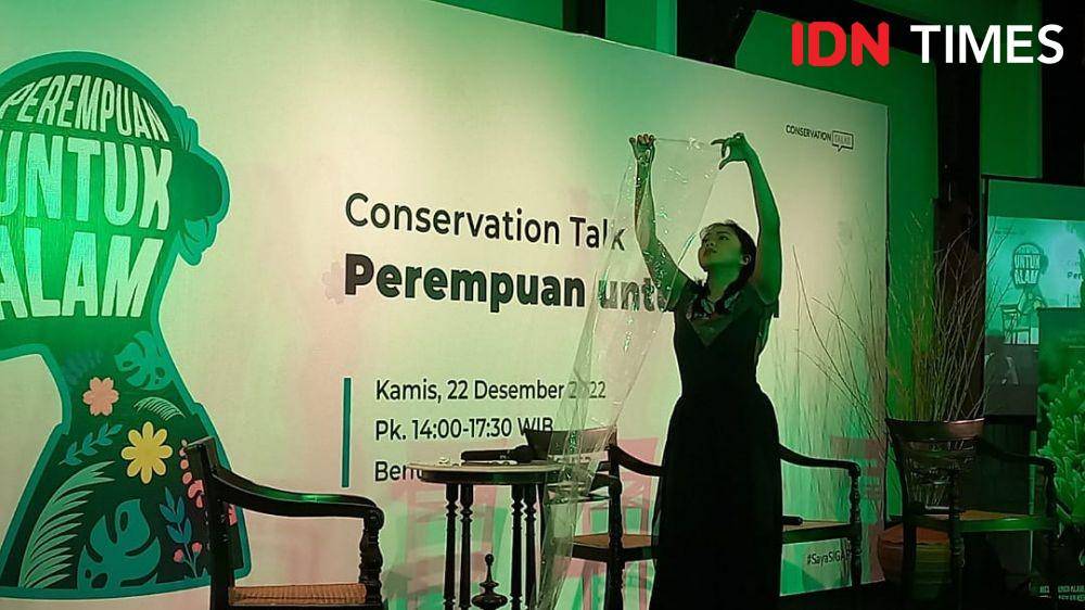 Conversation Talk "Perempuan Untuk Alam" di Bentara Budaya Jakarta, Kamis (22/12/2022). (IDN Times/Aprodithe Kyrie)