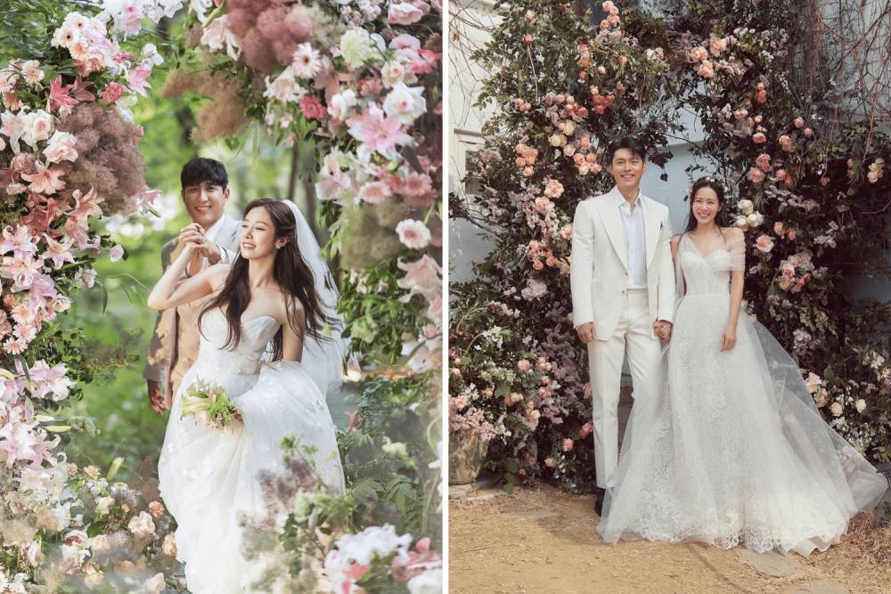foto prewedding artis Korea tahun 2022 (instagram.com/jiyeon2__/vast.ent)