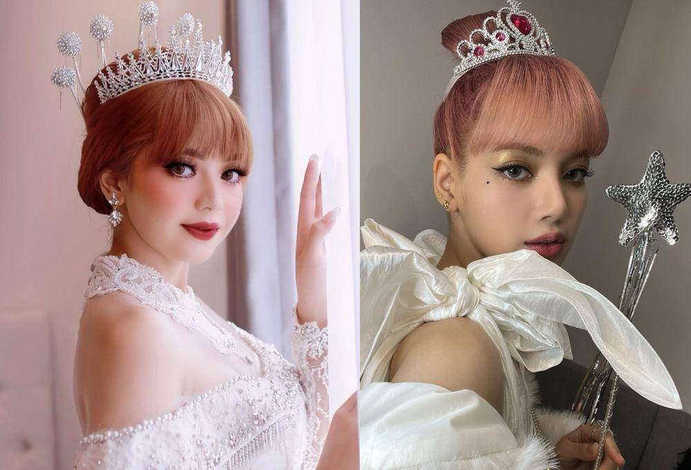 potret kemiripan Shella dan Lisa BLACKPINK (instagram.com/itsegans/ | instagram.com/lalalalisa_m/)