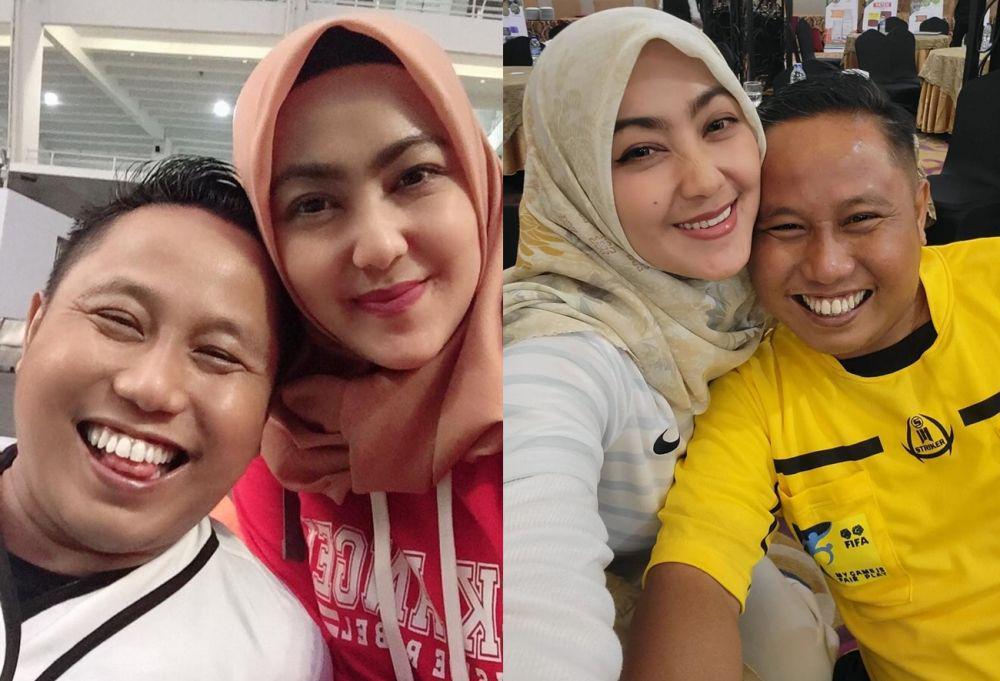 10 Potret Swafoto Narji dan Istri di Tahun 2022, Full Senyum!