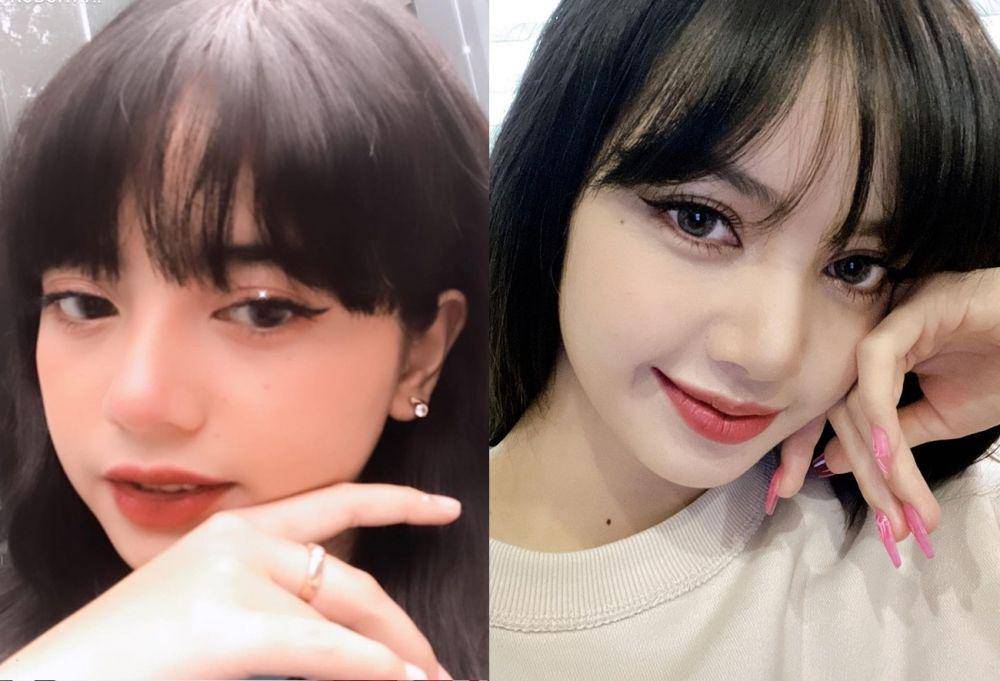 potret kemiripan Shella dan Lisa BLACKPINK (instagram.com/itsegans/ | instagram.com/lalalalisa_m/)