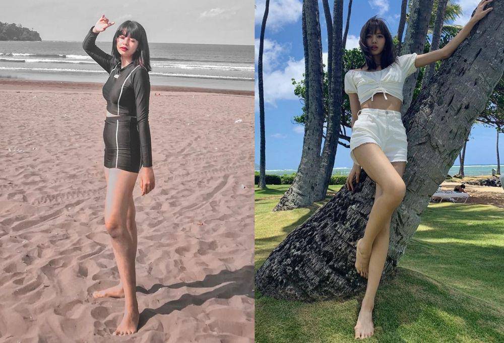 potret kemiripan Shella dan Lisa BLACKPINK (instagram.com/itsegans/ | instagram.com/lalalalisa_m/)