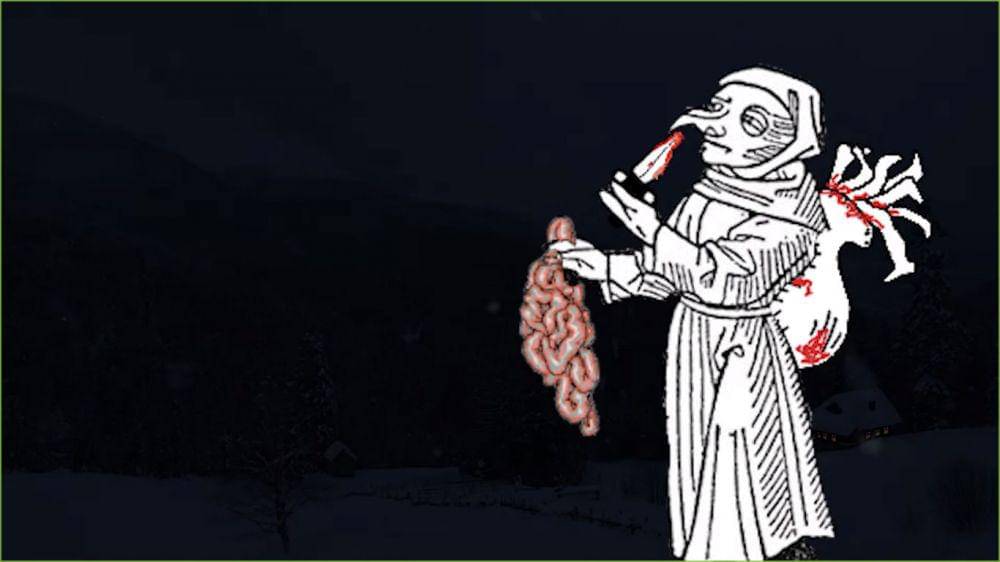 Sosok Frau Perchta. (YouTube.com/Stoneworks)