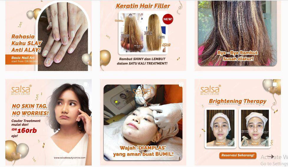 Salsa Beauty Centre (instagram.com/salsabeautycentre)