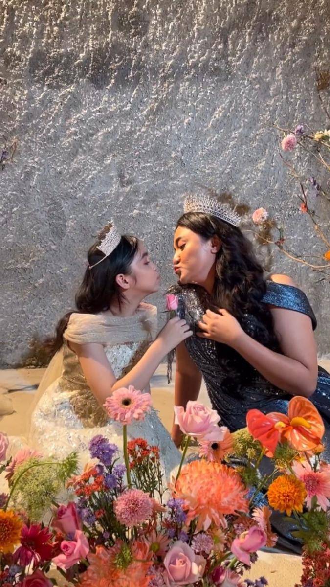 Marshanda dan Sienna dalam pemotretan bersama Winston Gomez (instagram.com/coutier_the)