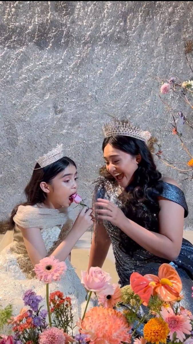 Marshanda dan Sienna dalam pemotretan bersama Winston Gomez (instagram.com/coutier_the)