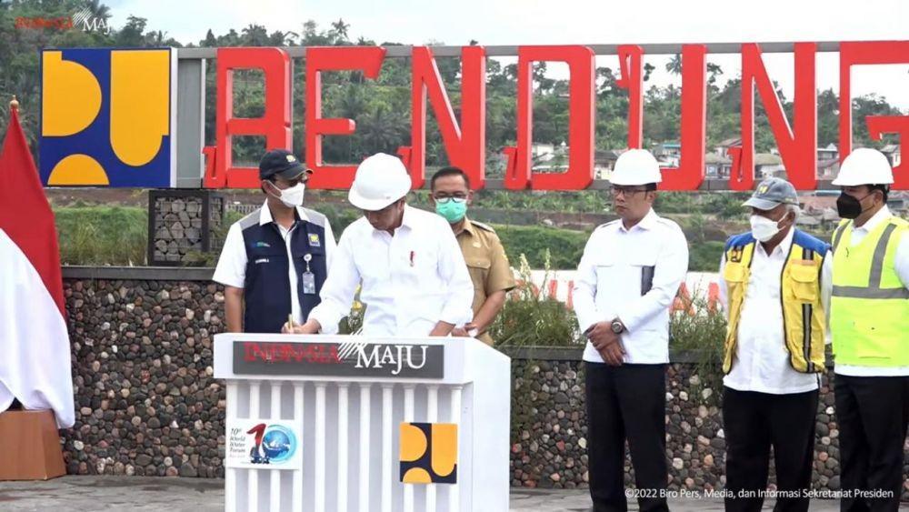 Presiden Jokowi Resmikan Bendungan Ciawi-Sukamahi di Kabupaten Bogor