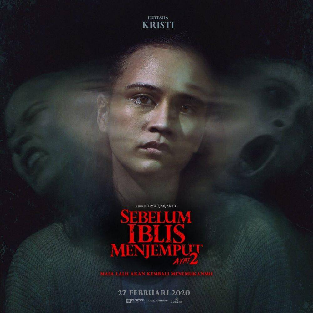 poster karakter Lutesha di film Sebelum Iblis Menjemput Ayat 2 (twitter.com/RapiFilm)