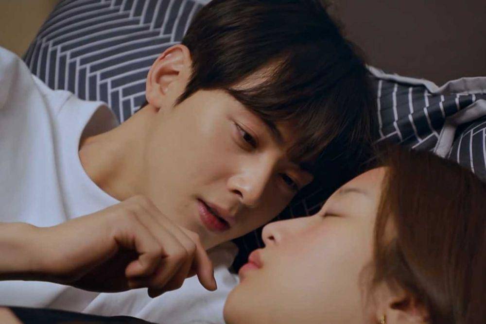 Cha Eunwoo dan Moon Ga Young. (Youtube/tvN D Indonesia)