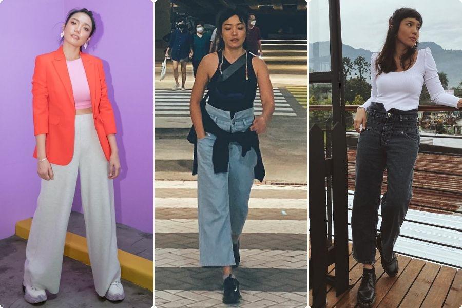 10 Gaya Santai Pakai Long Pants ala Imelda Therinne, Ada Ide Kondangan