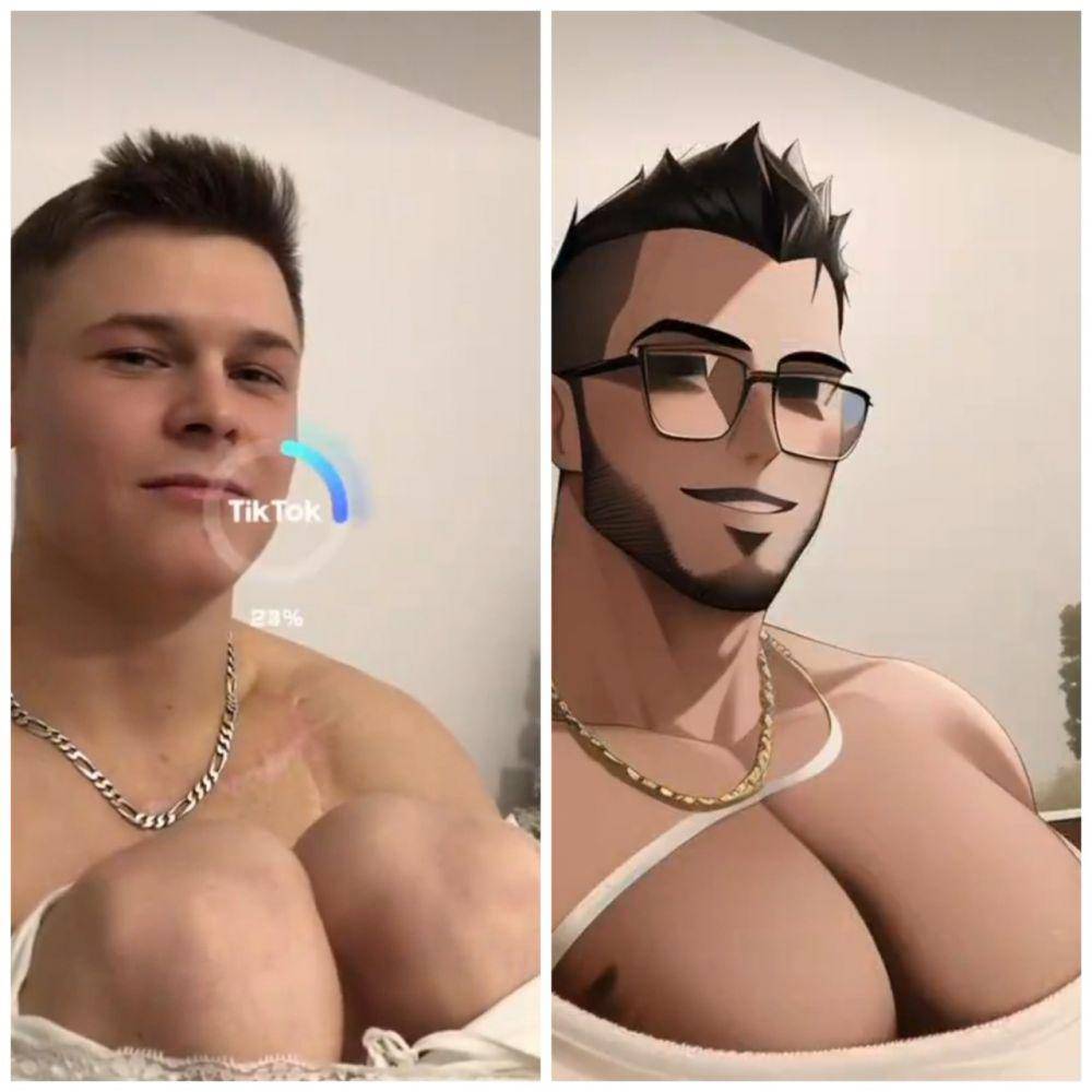 cowok pakai filter AI manga (instagram.com/pingman99)