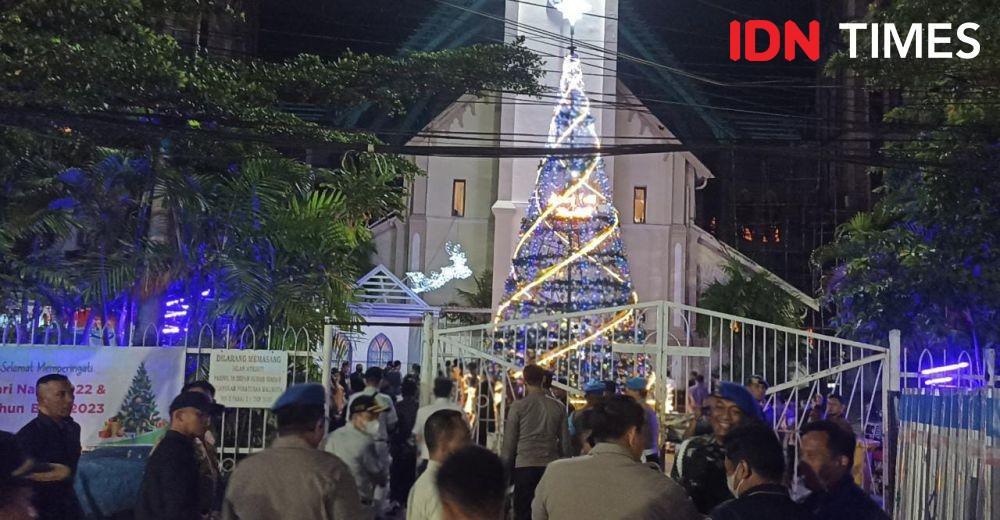 Kunjungi Gereja Katedral, Gubernur Sulsel Pastikan Keamanan Natal 2022