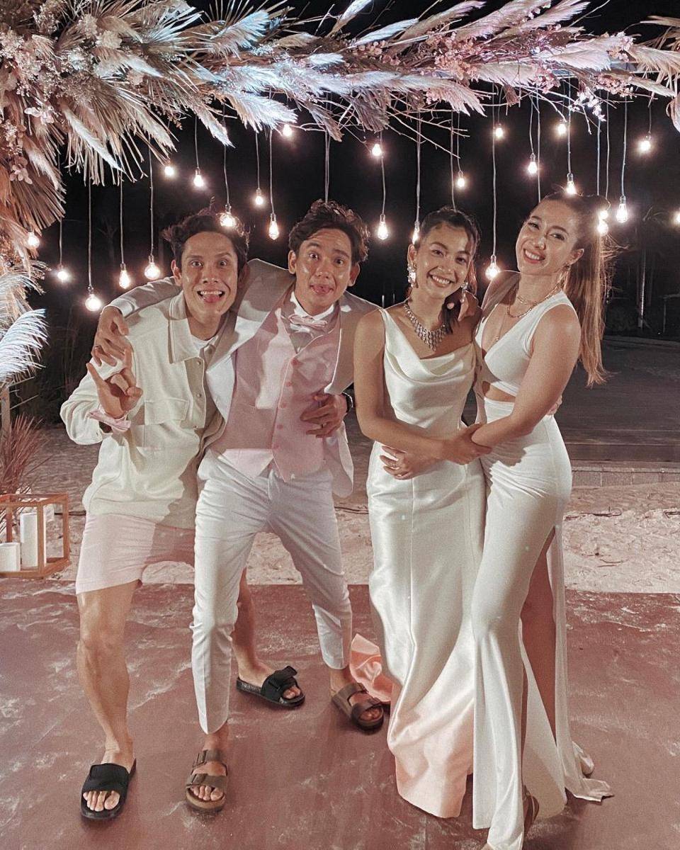 Gaya kondangan Andrea Dian (instagram.com/andreadianbimo)