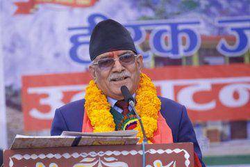 Pushpa Kamal Dahal, pemimpin Partai Komunis Nepal atau Pusat Maois. (Twitter.com/☭ Comrade Prachanda)