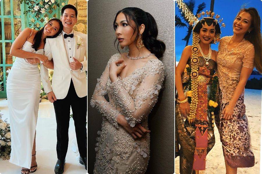 Gaya kondangan Andrea Dian (instagram.com/andreadianbimo|ganindrabimo)
