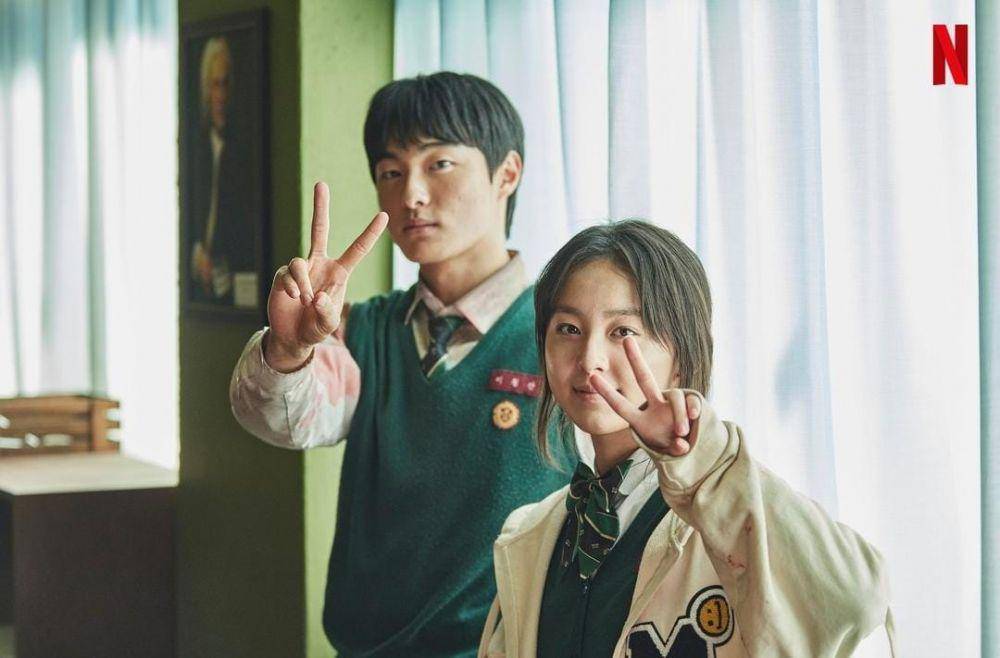 Yoon Chan Young dan Park Ji Hoo di drama All of Us Are Dead (instagram.com/netflixkr)