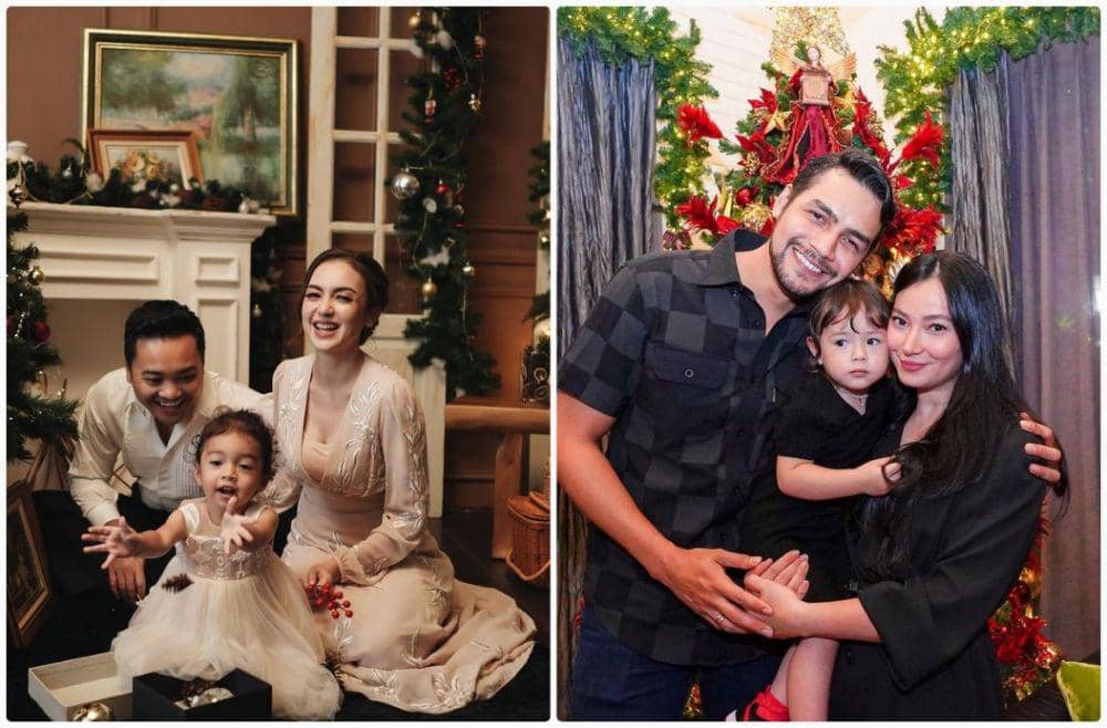 9 Potret Seleb Rayakan Natal dengan Putri Tunggalnya, Happy!